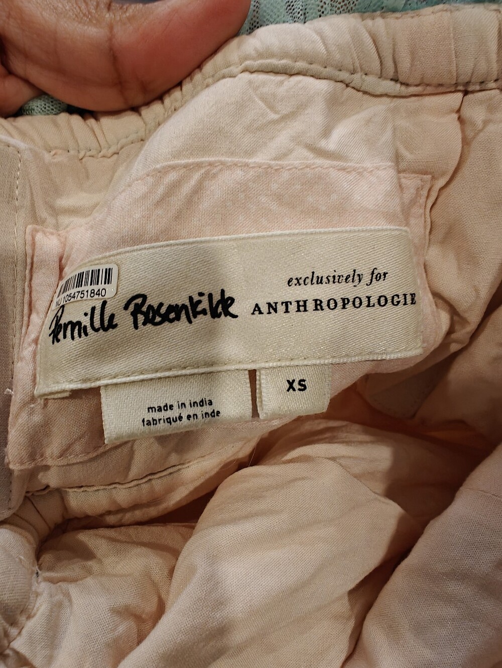 Anthropologie Pernille Rosenkilde Strapless Colorblock Tulle Dress - Picture 6 of 12